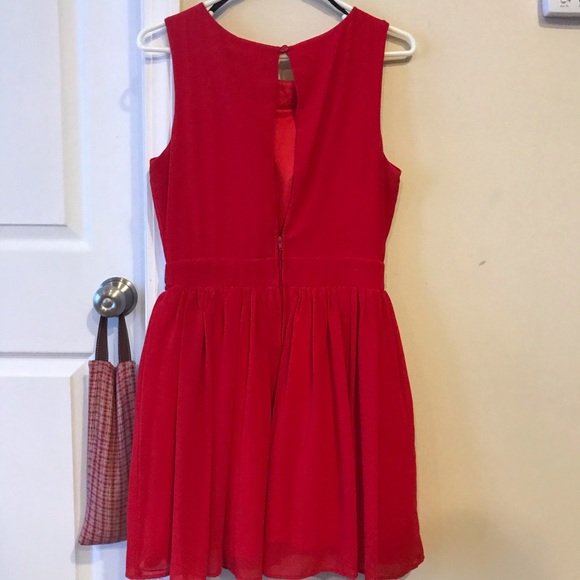 Red Dance or Cocktail Dress - Picture 4 of 5